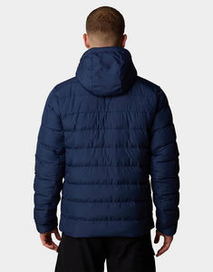 New Arrival Custom Logo 2-<b>Way</b> Zip Adjustable Hem Winter Hooded Puffer Jacket Waterproof Elastic Cuffs Zip Pockets Outerwear - Product Image 2