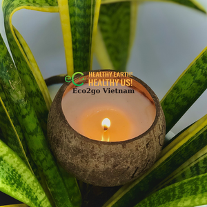 กะลามะพร้าว2025สำหรับเทียนพร้อมโลโก้แกะสลักเลเซอร์สำหรับตกแต่งในเวียดนาม - Product Image 6