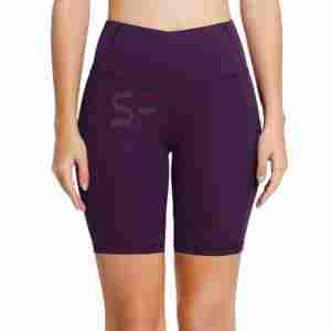 Shorts Deportivos de Alta Calidad para Mujer, Cintura Media, Efecto Push-Up, Secado Rápido, Transpirables, 100% Algodón, Forro Polar, Resistentes al Viento - Product Image 1