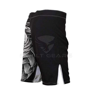 Shorts d'entraînement MMA et de boxe personnalisés avec logo, respirants et confortables en Spandex/Polyester pour hommes, idéaux pour les arts martiaux, pour adultes, vente chaude 2024, OEM - Product Image 2
