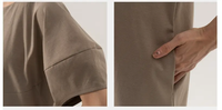 Vêtements pour femmes haut de couchage court de haute qualité grande taille nouvelle robe t-shirt en gros à manches en coton surdimensionné