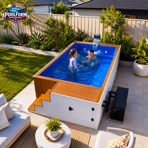 Custom Family Container Swim Spa <b>Pool</b> Fiberglass UV Resistant Corrosion-resistant <b>Frame</b> <b>Pool</b> Garden Outdoor Above Ground <b>pool</b> - Product Image 5