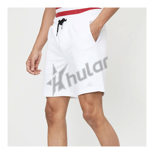 Pantalones cortos deportivos transpirables para hombre con logotipo personalizado 2025, pantalones cortos de playa ecológicos con patrón sólido, diseño americano, antiarrugas, nuevo verano - Product Image 6
