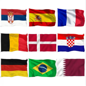 Быстрая доставка, высокое качество, Лидер продаж, качество сублимации, настраиваемый Национальный флаг всей страны - Product Image 1