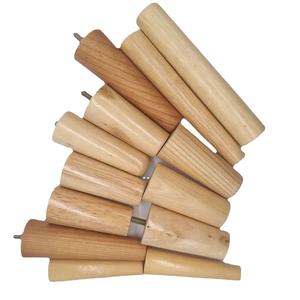 Pieds de meubles en bois massif OEM ODM directement de l'usine pour canapé, chaise, armoire, fabricant en gros - Product Image 3