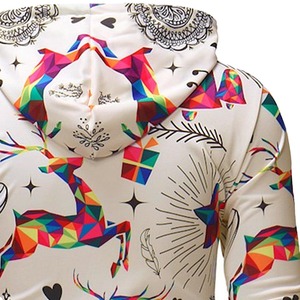เสื้อฮู้ดดี้พรีเมียมสำหรับผู้ชาย ผ้าฝ้าย 100% รับผลิตแบรนด์ส่วนตัว โรงงานผลิตโดยตรง รับสกรีนโลโก้ - Product Image 5