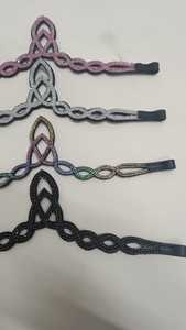 Banda para la frente de diseñador ecuestre islandés hoja de roca de piedra multicolor cómodo estilo occidental carreras cuero curva Base caballo - Product Image 3