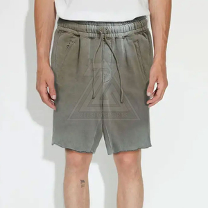 Pantalones cortos para correr de lana de felpa francesa con cordón personalizado para hombre, patrón camuflado ácido, tela suave, ropa informal, talla XS - Product Image 6