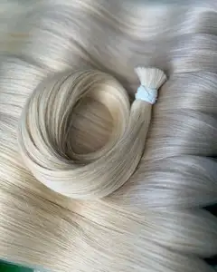 Commercio all'ingrosso di capelli sfusi russi 100% capelli umani vietnamiti capelli vergini grezzi di Virhairs Company
