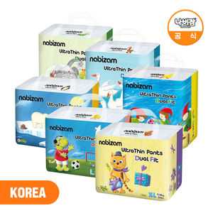 ผ้าอ้อมเด็กนาบิซัม อัลตร้าธิน ดูอัล ฟิต ไซส์ M 32 ชิ้น แพ็ค 4 - Product Image 2