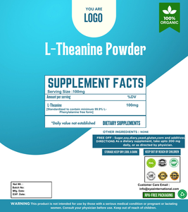 Fourniture directe d'extrait de L-théanine certifié ISO de haute qualité en poudre cultivée à l'état sauvage et fabriquée en Inde - Product Image 2