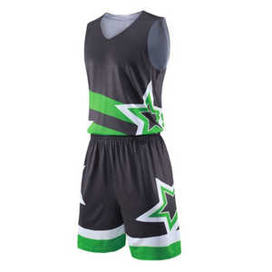 Tissu en polyester de couleur noire Impression sublimée Jersey sans manches Rib-V-Neck Design Vêtements de sport pour jeunes du fabricant COSH - Product Image 5