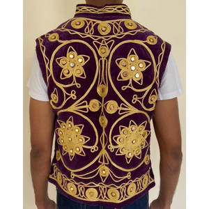 Gilets et gilets de cérémonie de style traditionnel de haute qualité pour hommes, tissu décontracté avec décoration de logo personnalisé - Product Image 2