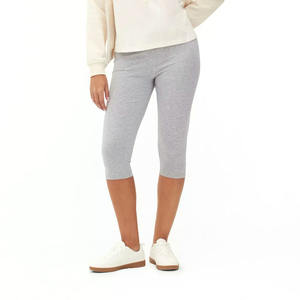 Venta al por mayor Mejor Proveedor Ropa de Verano DE LAS Mujeres Capri Leggings/Tela Suave Hecho Tamaño Adulto Mujeres Capri Leggings - Product Image 1