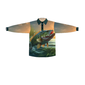 2025 à la mode personnalisé tournois de pêche australiens chemise à manches longues séchage rapide UPF 50 + évacuation de l'humidité respirant 100% Polyester - Product Image 4