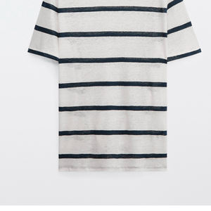 Camiseta de algodón 100% de manga corta ajustada de estilo personalizado para hombre, nueva ropa informal de calle con patrón sólido de punto de alta calidad - Product Image 3