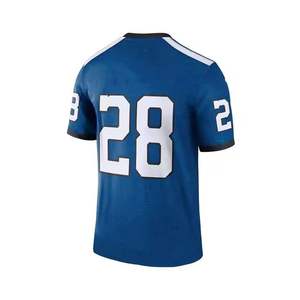 Camisetas de fútbol americano personalizables con logotipo bordado para hombre-Spandex de secado rápido de manga corta/fibra de Bambú - Product Image 4