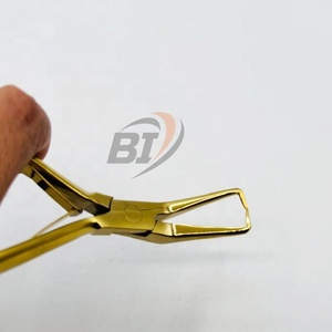 Stainless Steel Micro <b>Beads</b> Opener Plier Gold Plasma Hair Weaving Chinese Hair <b>Extension</b> Tools Custom Logo <b>Beads</b> Removal Pliers - Product Image 3