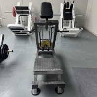 Máquina de remo con barra en T para uso comercial, con soporte para pecho, equipo de entrenamiento de fuerza para espalda