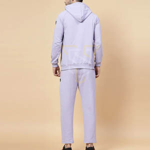 ชุดออกกำลังกายสำหรับผู้ชายผ้าคอตตอน100% ระบายอากาศได้ดีพิมพ์โลโก้ได้ตามต้องการ - Product Image 2