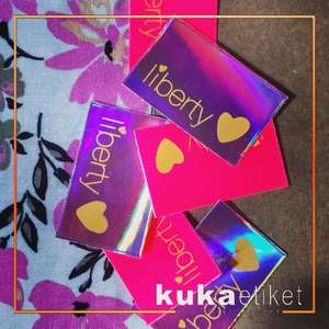 Etiquetas modernas de alta tenacidad duraderas bordadas con metal - Product Image 2