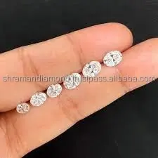 เพชรแล็บโกรนทรงรี ขนาด 0.18-0.229 กะรัต/เม็ด สี DEF ความสะอาด VVS-VS ผลิตด้วยวิธี HPHT CVD จำหน่ายแบบขายส่งเป็นเม็ด สำหรับทำเครื่องประดับตามสั่ง - Product Image 3