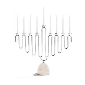 Nouveau Design support de Menorah de luxe pour la décoration de la maison support en métal et acier à 9 piliers - Product Image 6