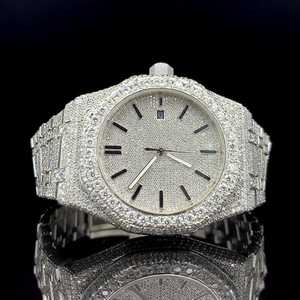 Montre Automatique de Luxe en Diamant Moissanite Style Hip Hop Glacé avec Mouvement à Quartz Charm Édition Limitée - Product Image 4