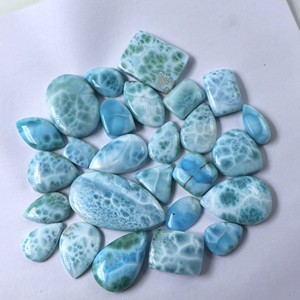 100% naturel de haute qualité Larimar Cabochon lot en vrac de pierres précieuses en vrac forme mixte et taille pour la fabrication de bijoux OEM disponible - Product Image 4