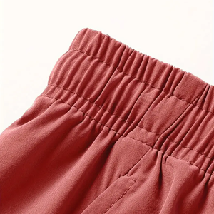 Pantalones cortos informales de cintura alta XXS para hombre, bolsillos de algodón con cordón sólido, malla antiarrugas, logotipo ecológico para deportes diarios de verano - Product Image 6