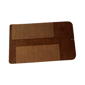 Da công cụ cuộn lên túi xách tay thực hiện trên <span class=keywords><strong>Pouch</strong></span> hội thảo lưu trữ Organizer phong cách cổ điển handmade trâu da - Product Image 1