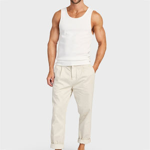 Débardeurs pour hommes personnalisés, coupe musclée, 100% coton, sans couture, entraînement, prix bas, vente chaude, débardeurs pour hommes personnalisés, résistants - Product Image 6