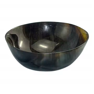 <b>Best</b> Quality Buffalo Horn Bowl for Kitchenware Deep Horn Bowl Handmade with Natural Color by crescent crafts - Product Image 3