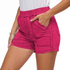 Short chino respirant pour femme sur mesure Vêtements de rue durables Sports décontractés avec motif solide Service OEM disponible - Product Image 5