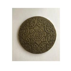 Premium quality iron <b>drink</b> <b>coasters</b> in floral antique finished for party table display and rustic home organization - Product Image 3
