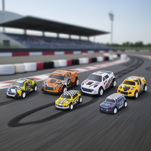 SPIDKO Juego de 20 Coches de Metal con Engranajes, Modelo de Coche de Juguete de Metal Fundido a Presión con Retroceso 42733 - Product Image 3