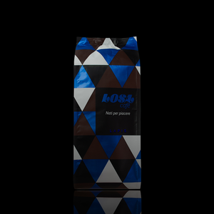 Café italien en grains entiers de haute qualité 50% Arabica 50% Robusta rôti 1 kg sac-LAPIS BAR - Product Image 1