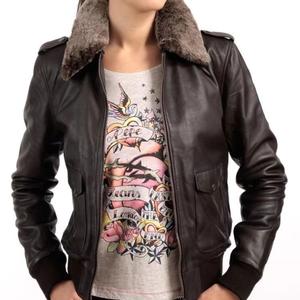 China Supplier <b>Women</b> Leather <b>Jacket</b> Turkish Clothes Brands Stylish Outerwear Trendy Ladies Leather Coat Casual and Fashionable - Product Image 1
