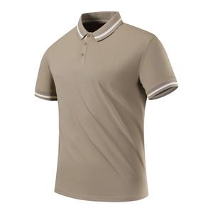 เสื้อโปโลผ้าฝ้ายลำลองสำหรับผู้ชายเสื้อกีฬาไซส์ใหญ่พิเศษระบายอากาศได้ดีมีโลโก้ตามสั่ง - Product Image 3