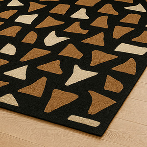 Alfombra de lana hecha a mano personalizada, Color sólido, Reversible, para mascotas, alfombra con mechones a mano, sala de estar, uso doméstico, venta al por mayor - Product Image 5