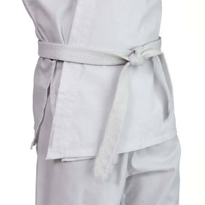 Uniforme de Karate Blanco Personalizado con Cinturón, Traje de Entrenamiento de Artes Marciales, Conjuntos Ligeros de Algodón Elástico, Kimono de Judo y Taekwondo - Product Image 5