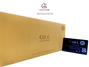 มอยส์ซาไนต์สีขาวทรงกลมเจียระไนแบบบริลเลียนท์ ผลิตในห้องปฏิบัติการ สำหรับทำเครื่องประดับ ระดับสี D ความสะอาด VVS1 - Product Image 2