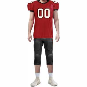 Uniformes de Fútbol Americano de Alta Calidad, Transpirables y de Secado Rápido, Diseño 3D Personalizado, Estilo Superior con Patrón de Bandera, Pantalones Cortos de Verano para Equipos Adultos - Product Image 4