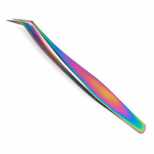 Pinzas de pestañas rectas y curvas para extensiones de pestañas - Product Image 3