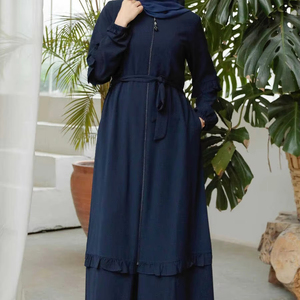 Abaya décontractée en tissu doux et élégant pour femmes, offrant un confort exceptionnel, léger, respirant, idéal pour le travail, les voyages et les fêtes - Product Image 1