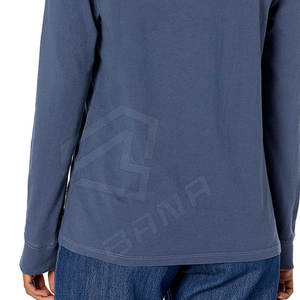 Loose Fit Ribbed <b>Crewneck</b> 80% Cotton 20% Polyester Fleece Ribbed Cuffs and Hem Peach Women Sweatshirt - Product Image 6