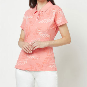 Polo de poliéster transpirable con función de absorción de humedad Polo elegante con diseño minimalista y acabado suave - Product Image 5