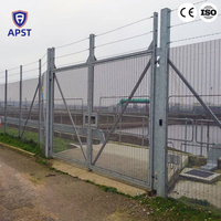 Sitong 358 gaashekwerk gegalvaniseerd PVC-gecoat koolstofstaal duurzaam snijbestendig anti-klim hekwerk voor de bouw