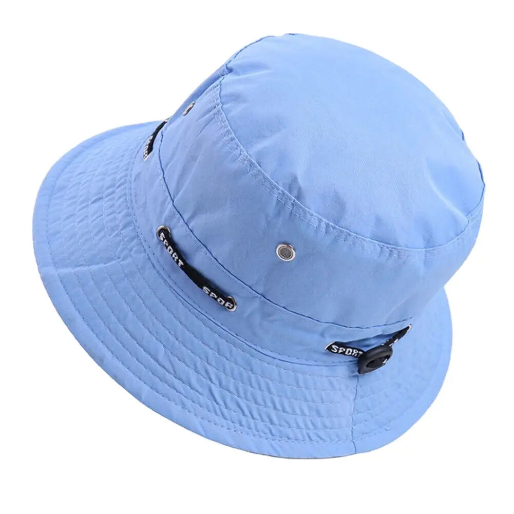 Meilleure qualité seau chapeau casquette coton pêche Boonie bord visière soleil chapeau été hommes femmes Camping