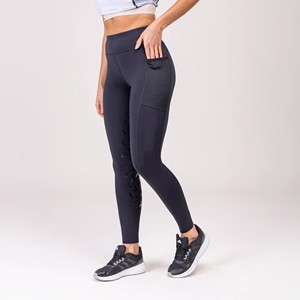 Collants équestres pour femmes, leggings équestres personnalisés en vrac en gros, extensibles, pantalons d'équitation avec poche, nouvel arrivage - Product Image 3